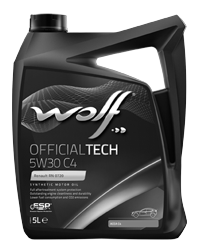 WOLF OFFICIALTECH 5W30 С4, моторное масло, синтетическое (4л)