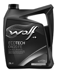 WOLF ECOTECH 0W20 FE, моторное масло, синтетическое (4л)